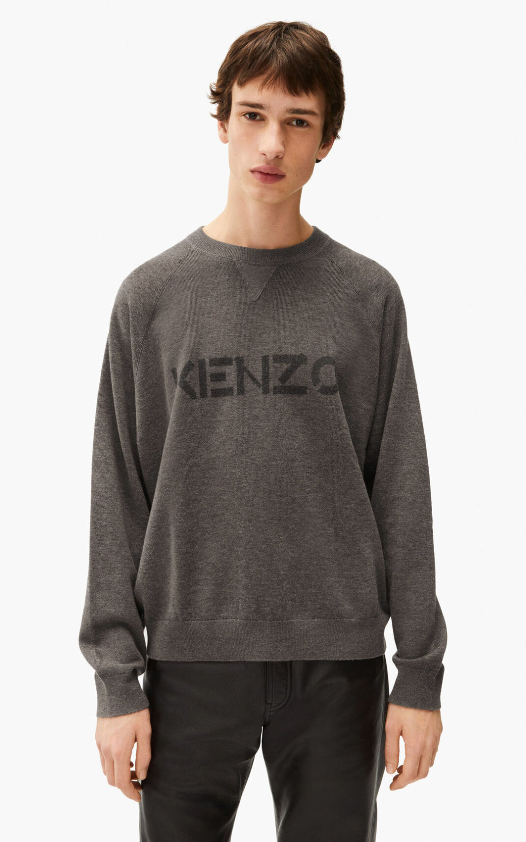 Kenzo logo Stickad Tröja Herr | 76943-PIBY